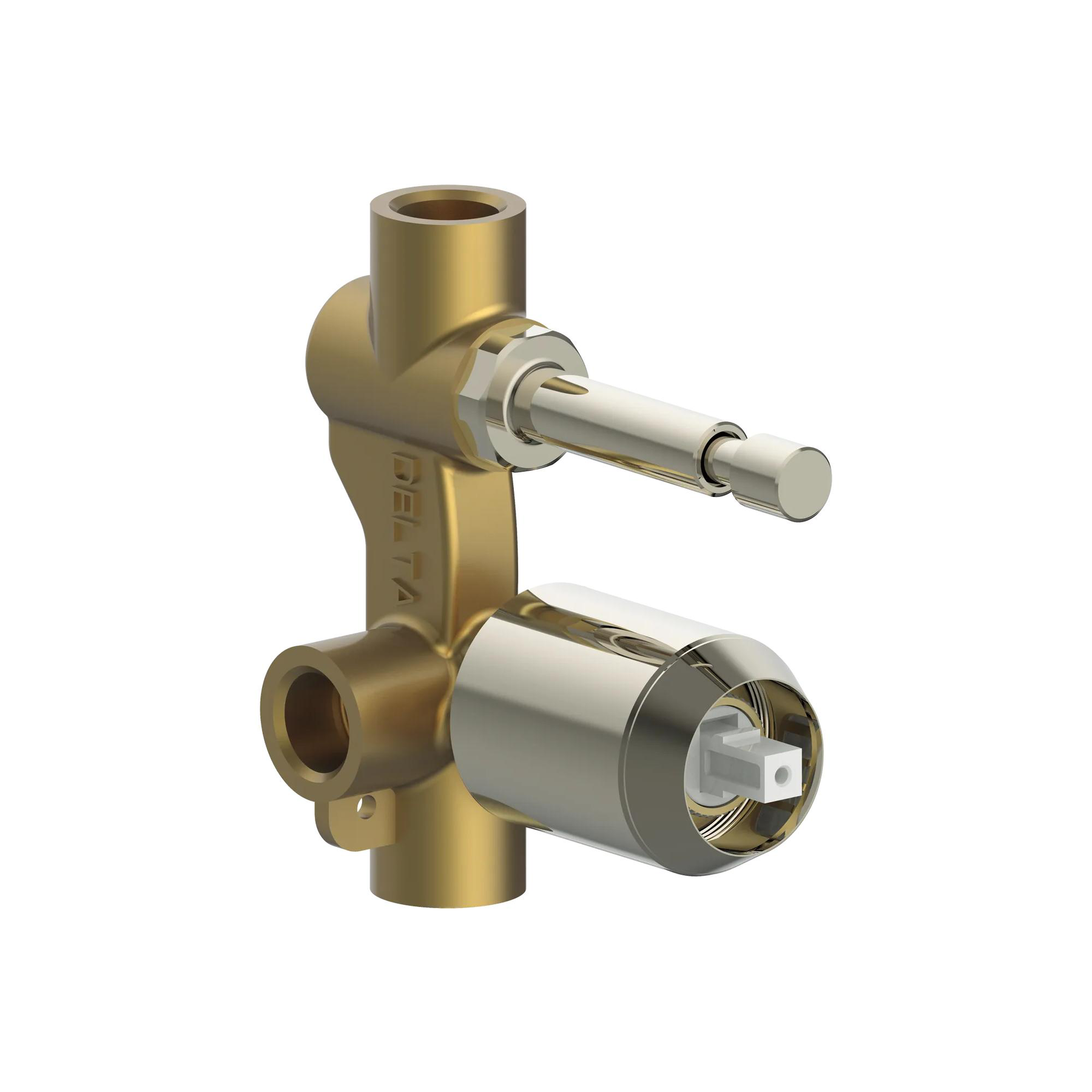 Rough-in w/ push button diverter