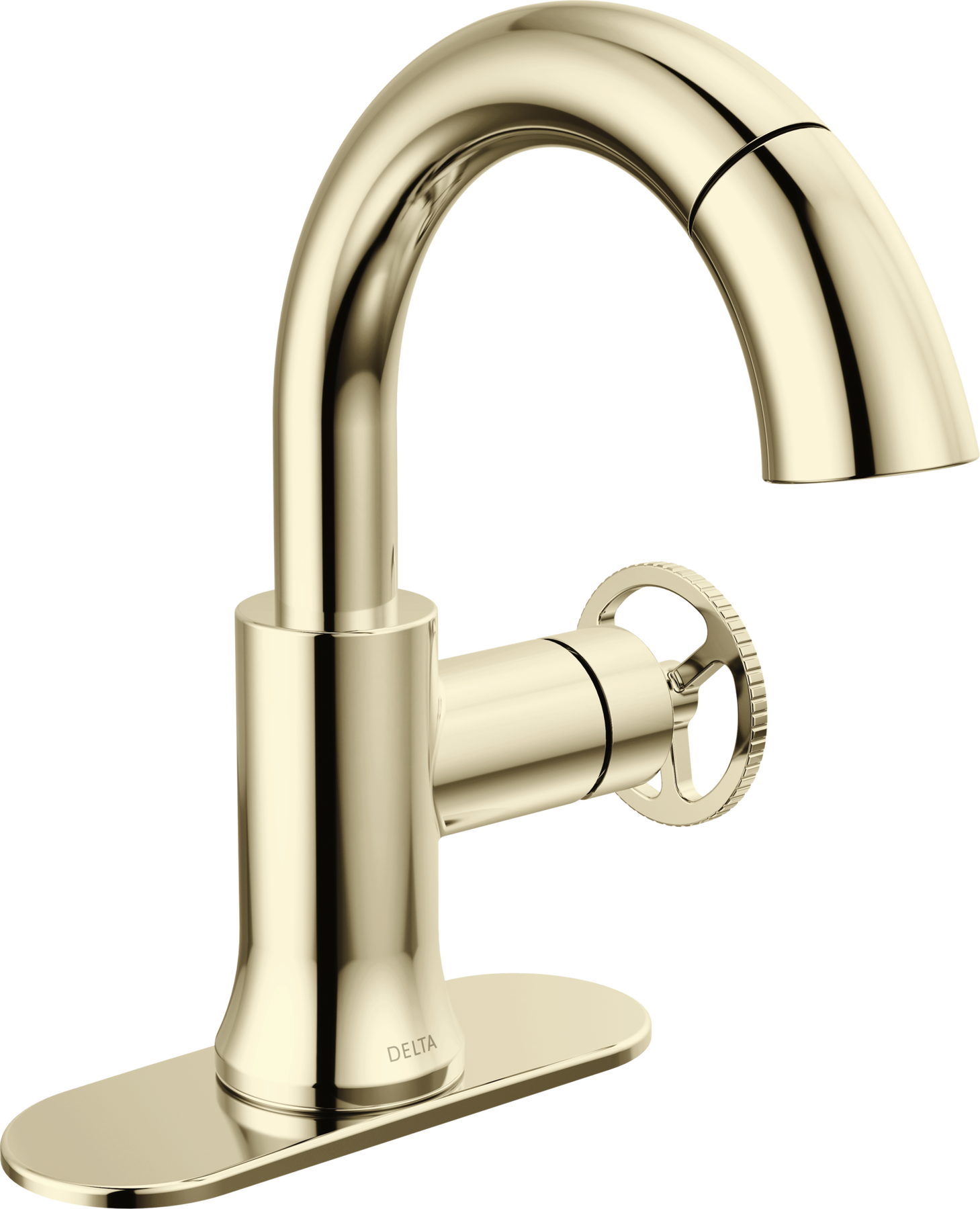 Single Handle Pull-Down Bathroom Faucet
