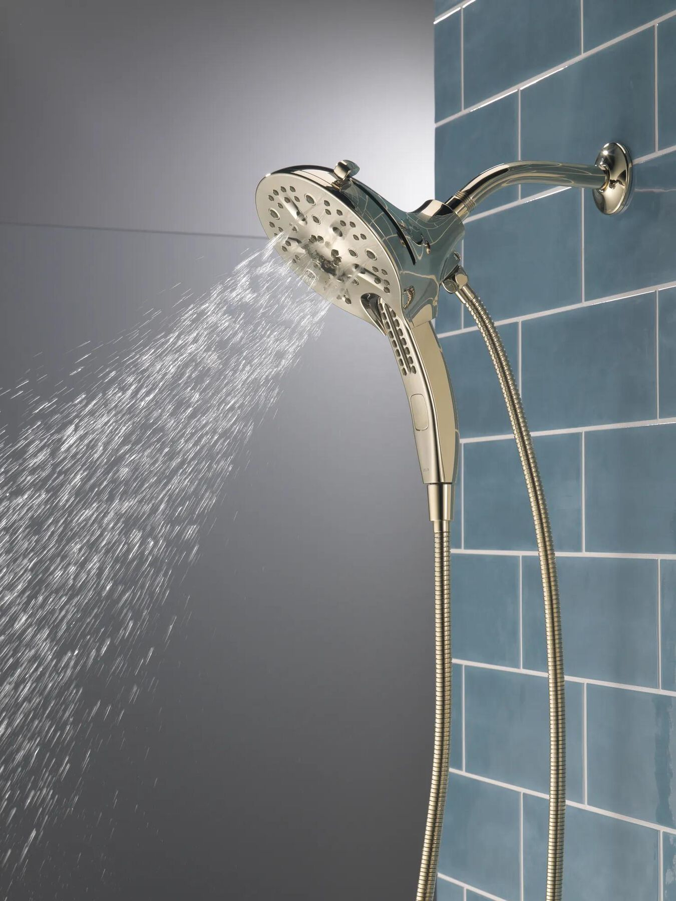 In2ition&reg; H<sub>2</sub>Okinetic&reg; 5-Setting Two-in-One Shower