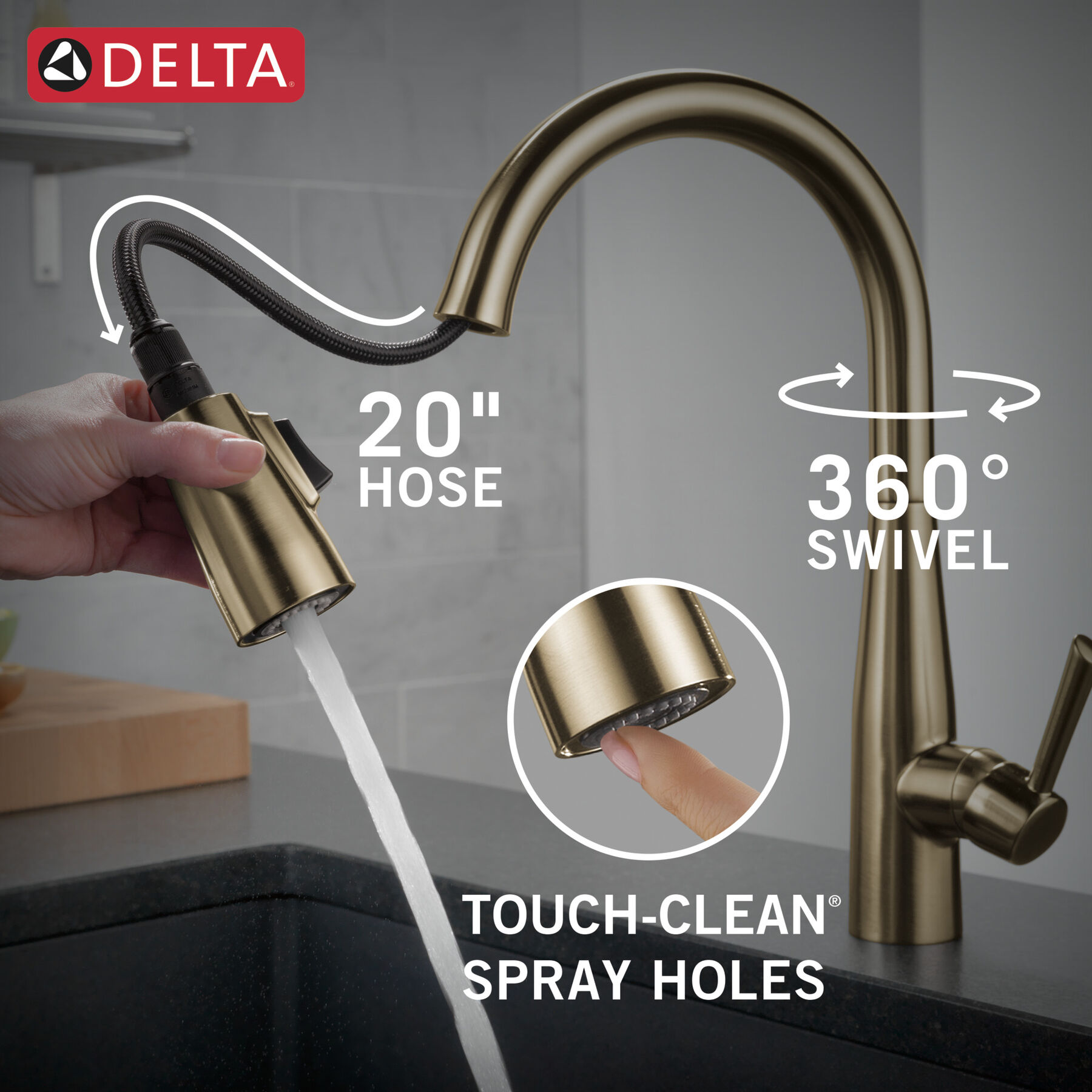 Pull-Down Kitchen with Soap Disp Bundle