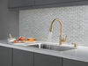 Single Handle Pull-Down Kitchen Faucet with Soap Dispenser and ShieldSpray&reg; Technology