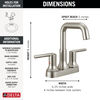 Centerset Bathroom Faucet