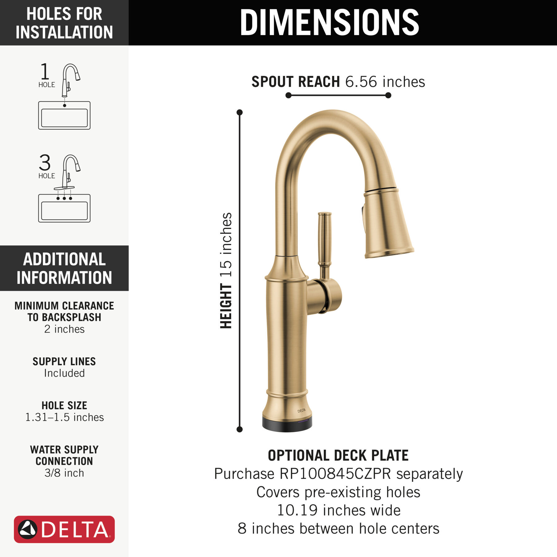 Touch2O&reg; Bar / Prep Faucet with Touchless Technology