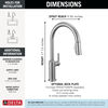 Single Handle Pull-Down Kitchen Faucet