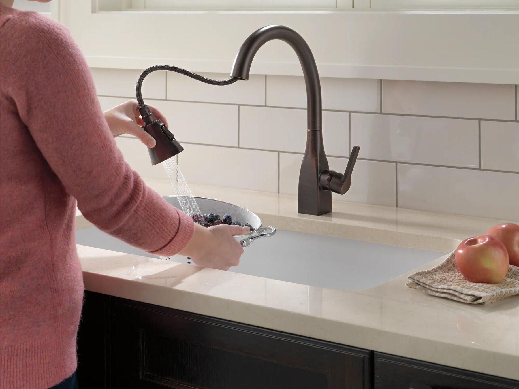 Single Handle Pull-Down Kitchen Faucet with ShieldSpray&reg; Technology (Recertified)