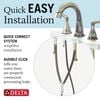 Two Handle Widespread Pull-Down Bathroom Faucet