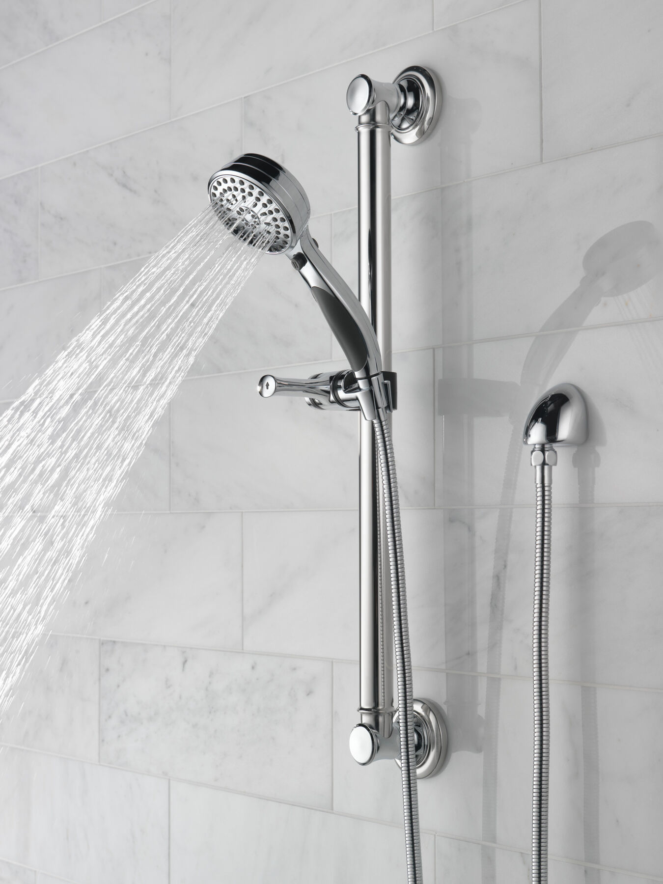 ActivTouch&reg; 9-Setting Hand Shower with Traditional Slide Bar / Grab Bar