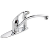 Single Handle Kitchen Faucet with Spray (Recertified)