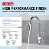 Single Handle Pull-Down Kitchen Faucet with Soap Dispenser and ShieldSpray&reg; Technology