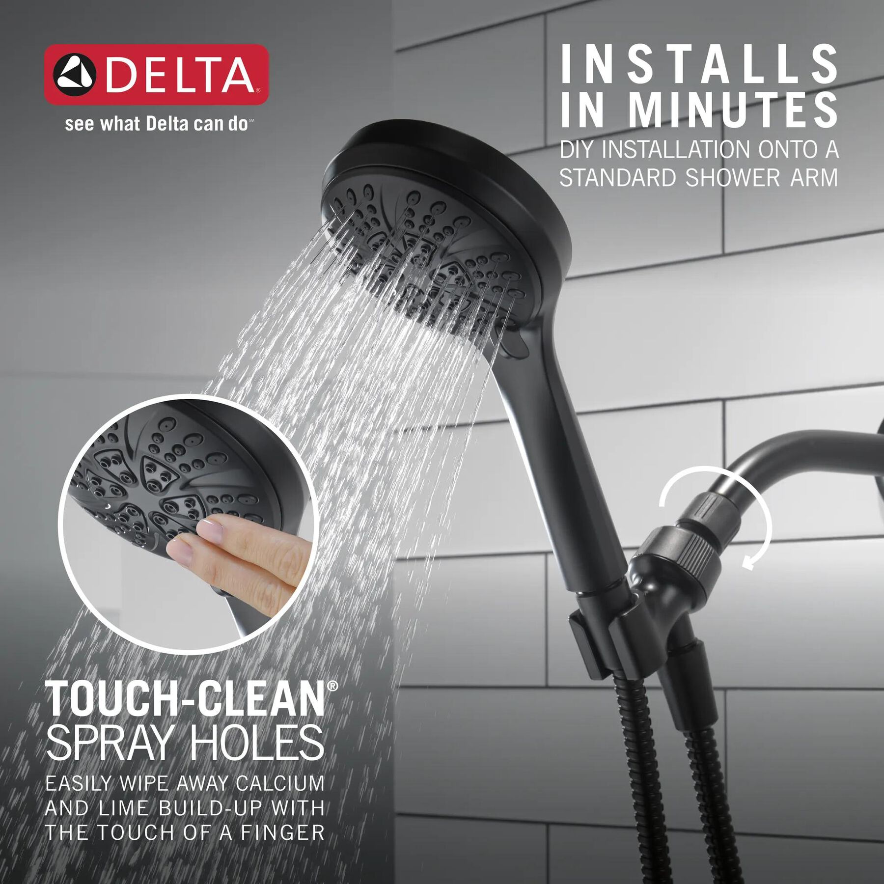 Hand Shower 2.5 GPM 6-Setting (Recertified)