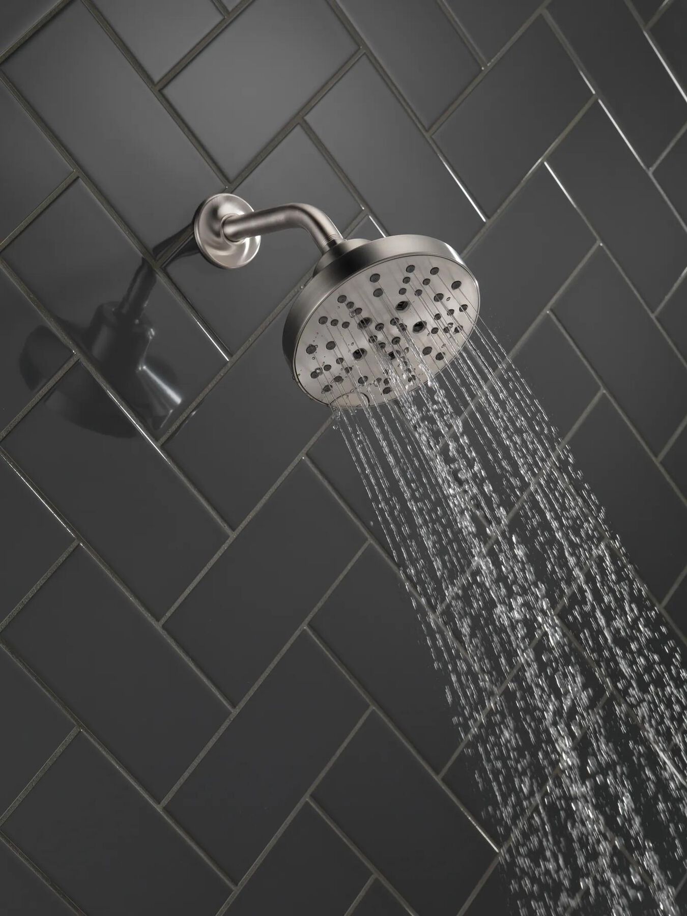 H<sub>2</sub>Okinetic&reg; 5-Setting Contemporary Raincan Shower Head