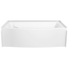 Classic 500 Curve Alcove Bathtub Left Drain 60x32"