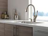 Single Handle Pull-Down Kitchen Faucet with Touch2O Technology and Soap Dispenser