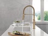 Single Handle Pull-Down Spring Kitchen Faucet