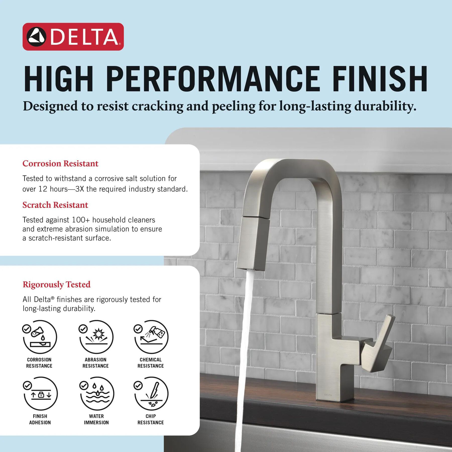 Single-Handle Pull-Down Kitchen Faucet