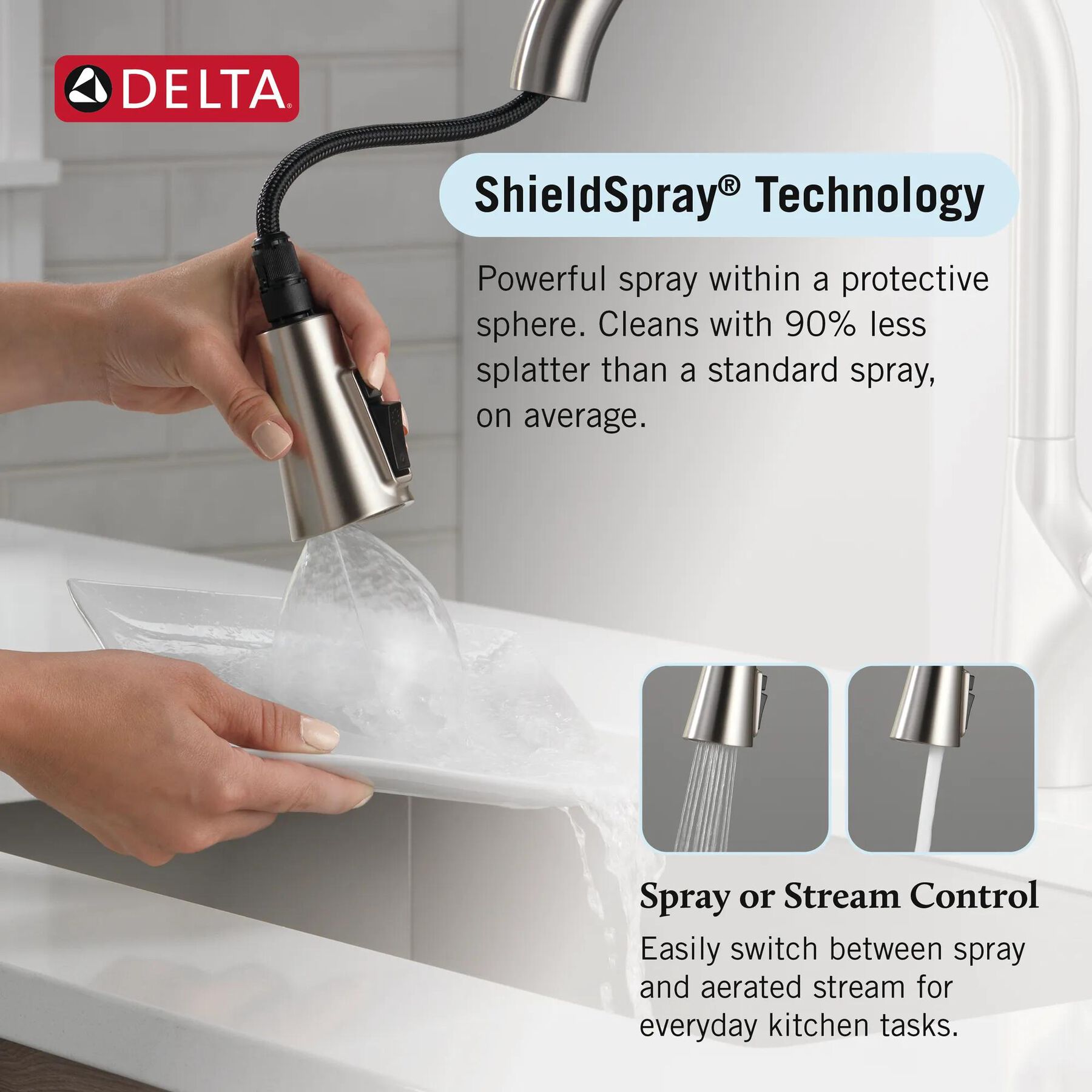 Single Handle Pull-Down Kitchen Faucet