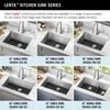 23&rdquo; Undermount Stainless Steel Single Bowl Kitchen Sink&nbsp;with Accessories
