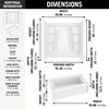 60x32 Alcove Bathtub Bundle - Right