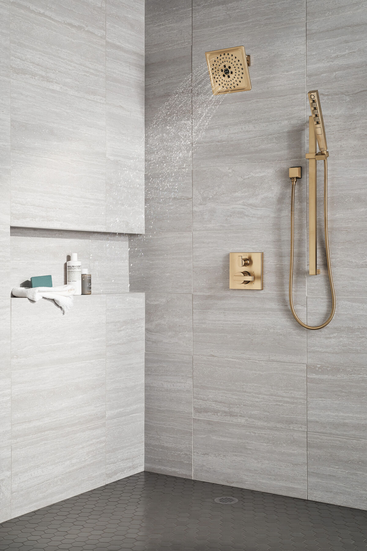 H<sub>2</sub>Okinetic&reg; Hand Shower 1.75 GPM w/Slide Bar 4S