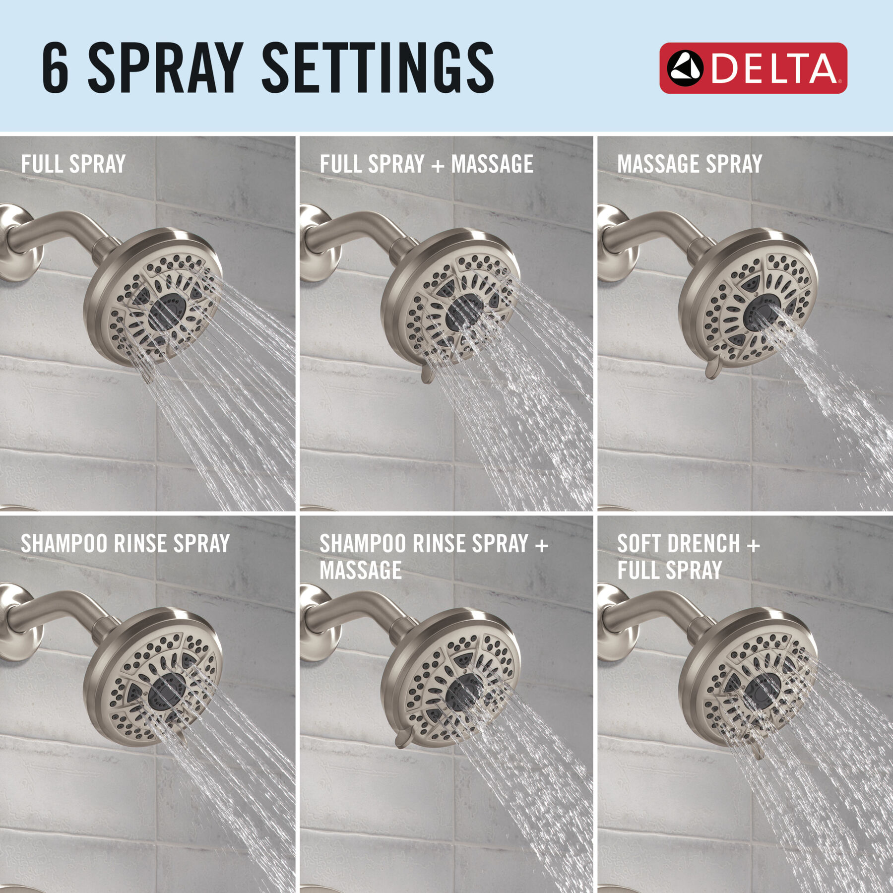 Centerset Lavatory Faucet with 14 Series Tub Shower Trim and Rough Bundle