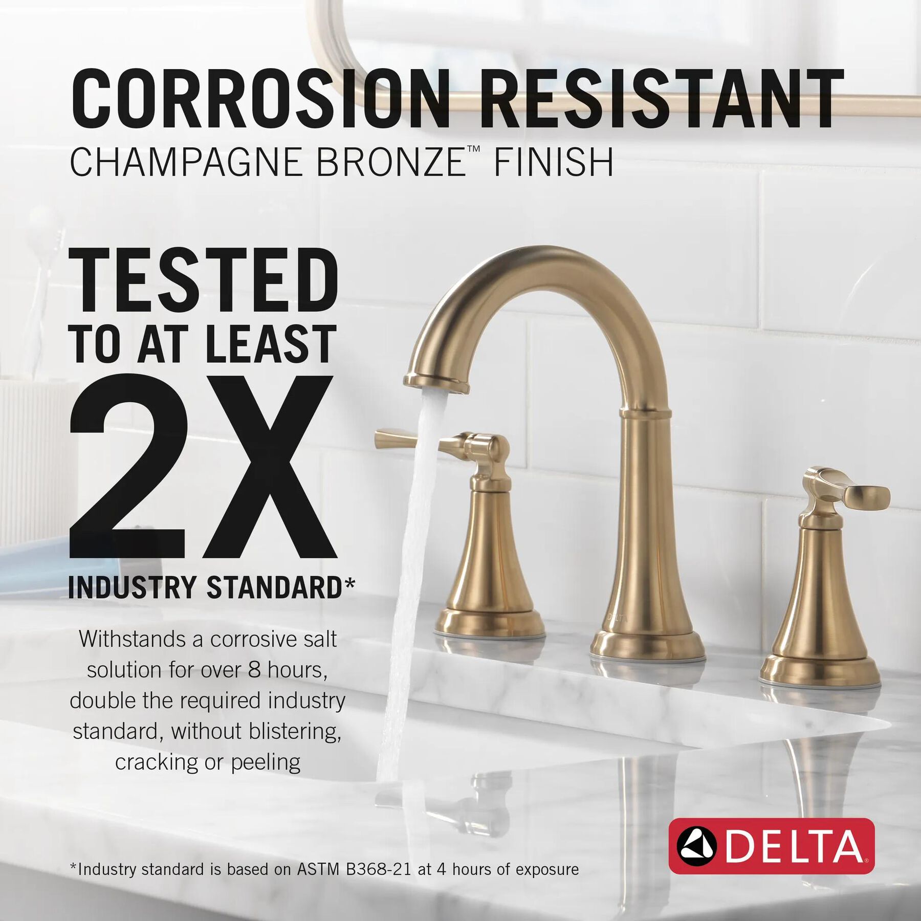 Two Handle Widespread Lavatory Faucet