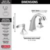 Two Handle Widespread Bathroom Faucet