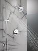 Round Contemporary Push-Button Shower