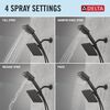 Monitor 14 Series Shower Trim with 5-Setting Combination Showerhead Bundle