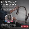 Single-Handle Pull-Down Kitchen Faucet with Touch<sub>2</sub>O&reg; Technology Technology