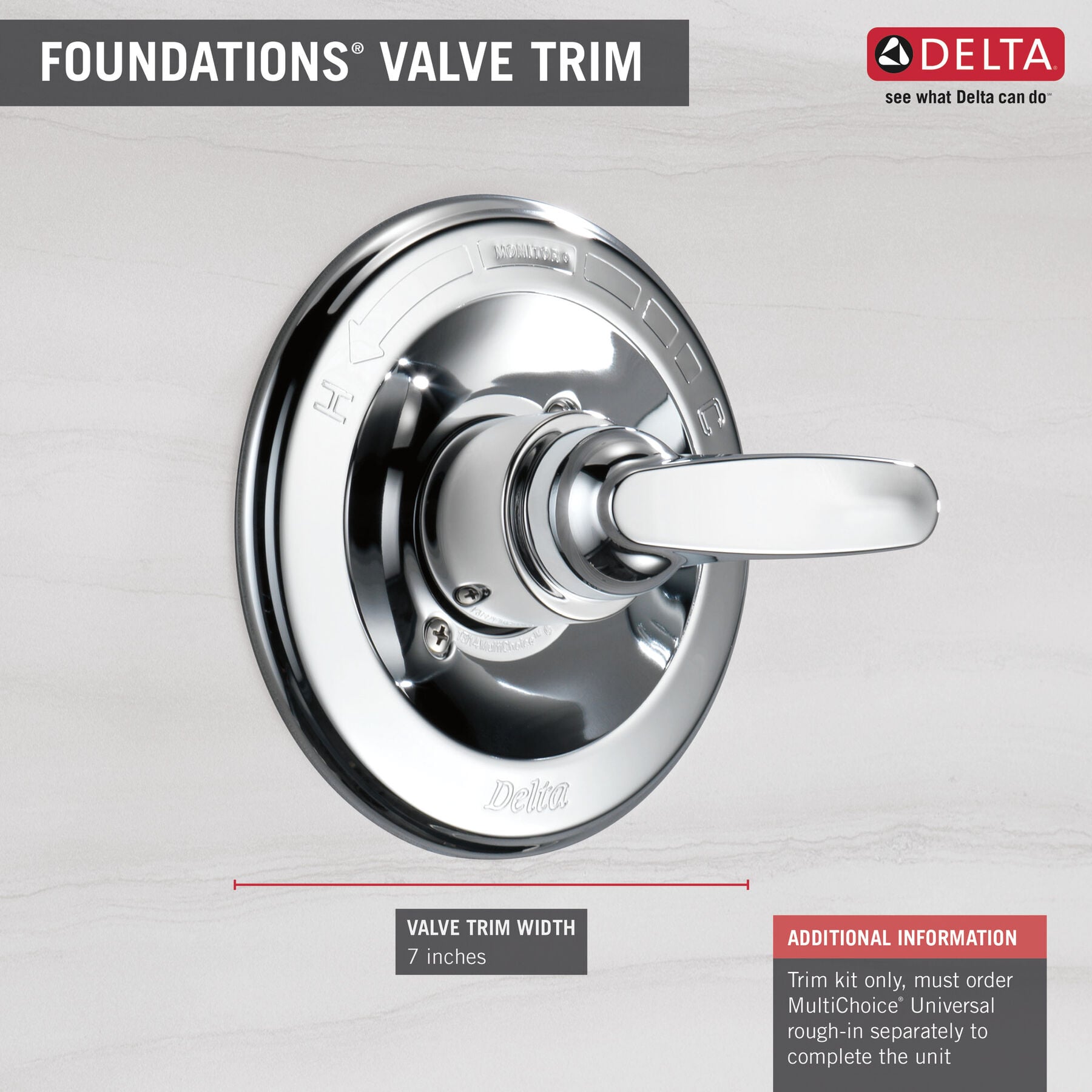 Monitor&reg; 13 Series Valve Only Trim