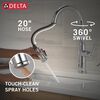 Single Handle Kitchen Pull-Down Faucet w/ Soap Dispenser