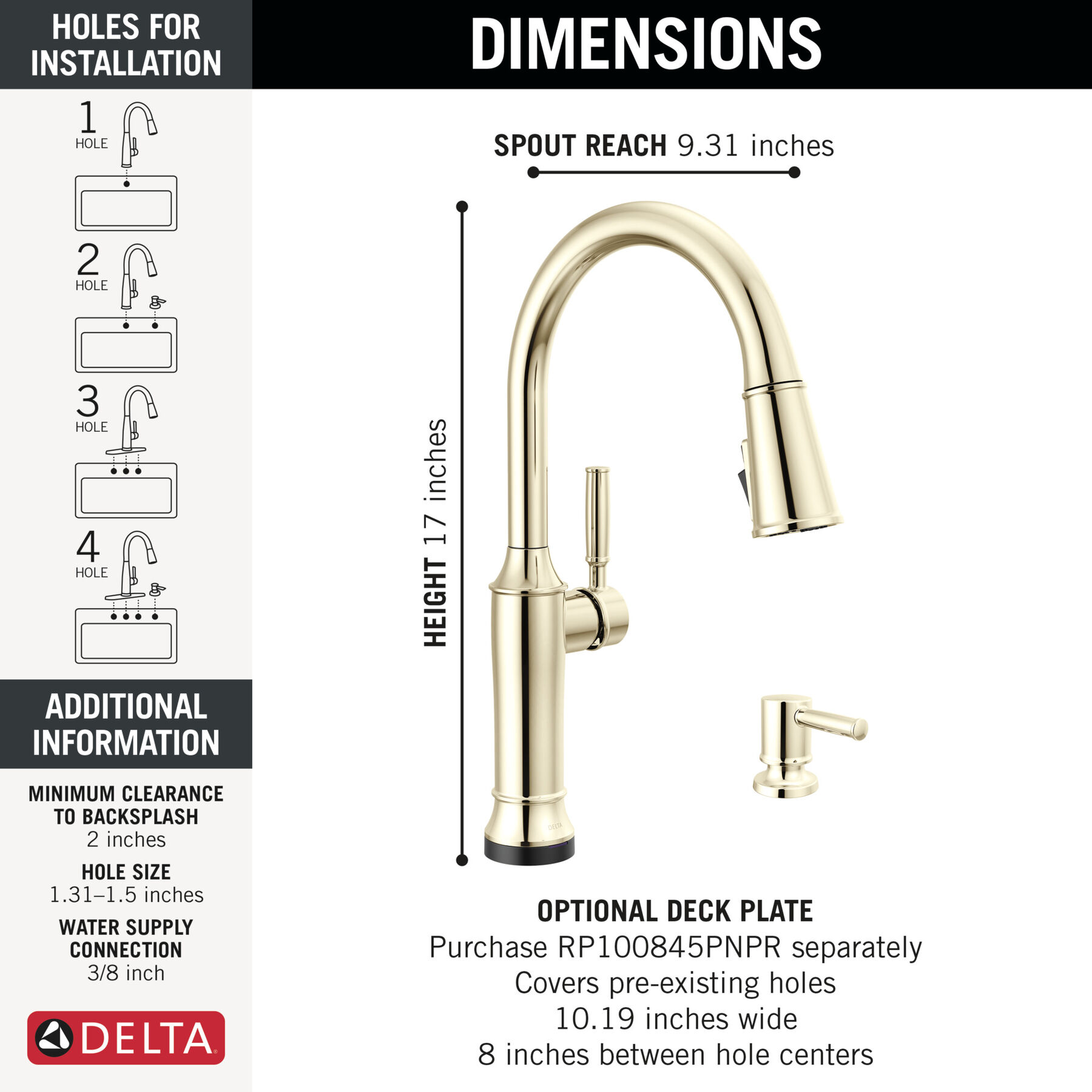 Pull-Down Kitchen Single Handle with Soap Dispenser Bundle