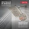 H2Okinetic&reg; 6-Setting 8-inch Raincan Shower Head