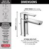 Single Handle Bathroom Faucet (Recertified)