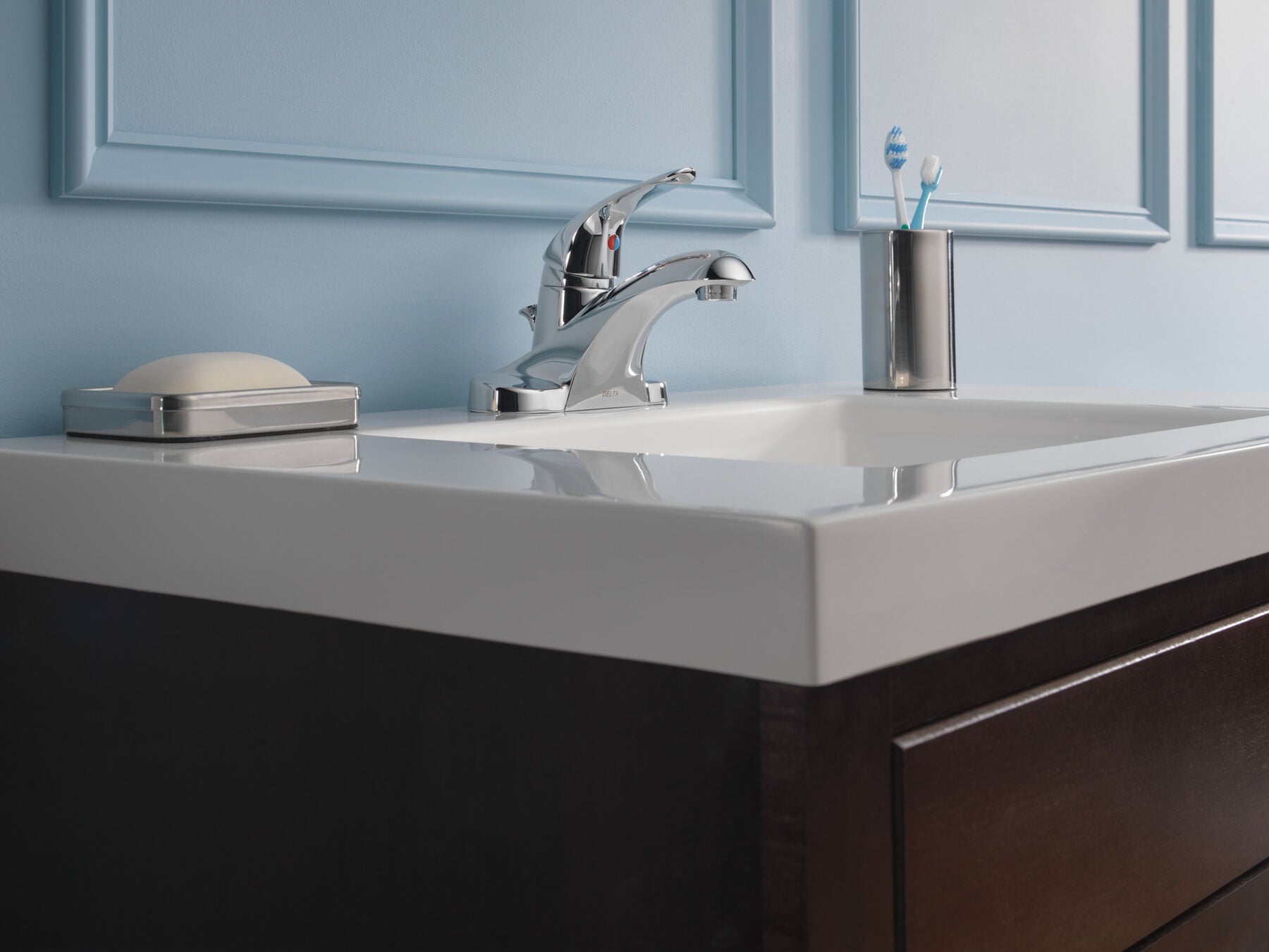 Single Handle Centerset Bathroom Faucet