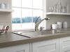 Single Handle Pull-Out Kitchen Faucet with Soap Dispenser