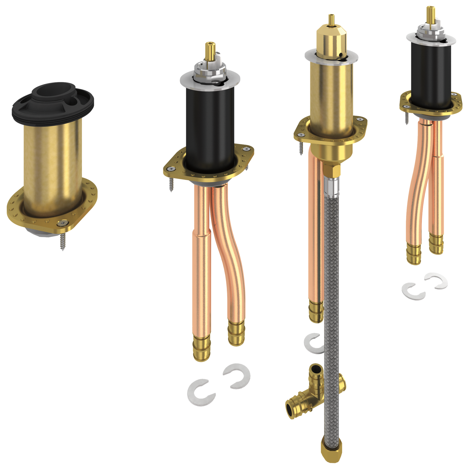 Roman Tub with Hand Shower Rough with Hand Shower- PEX Cold Expansion