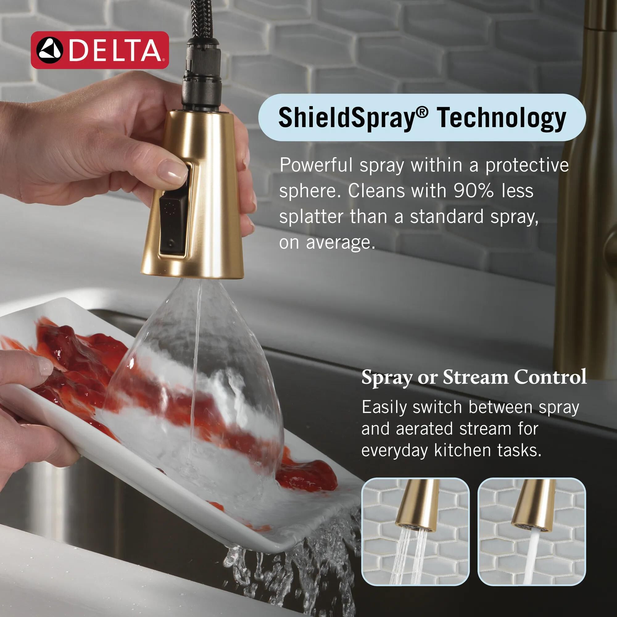 Single Handle Pull-Down Kitchen Faucet with Soap Dispenser and