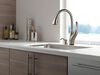 Single Handle Pull-Down Kitchen Faucet with Touch2O Technology and Soap Dispenser