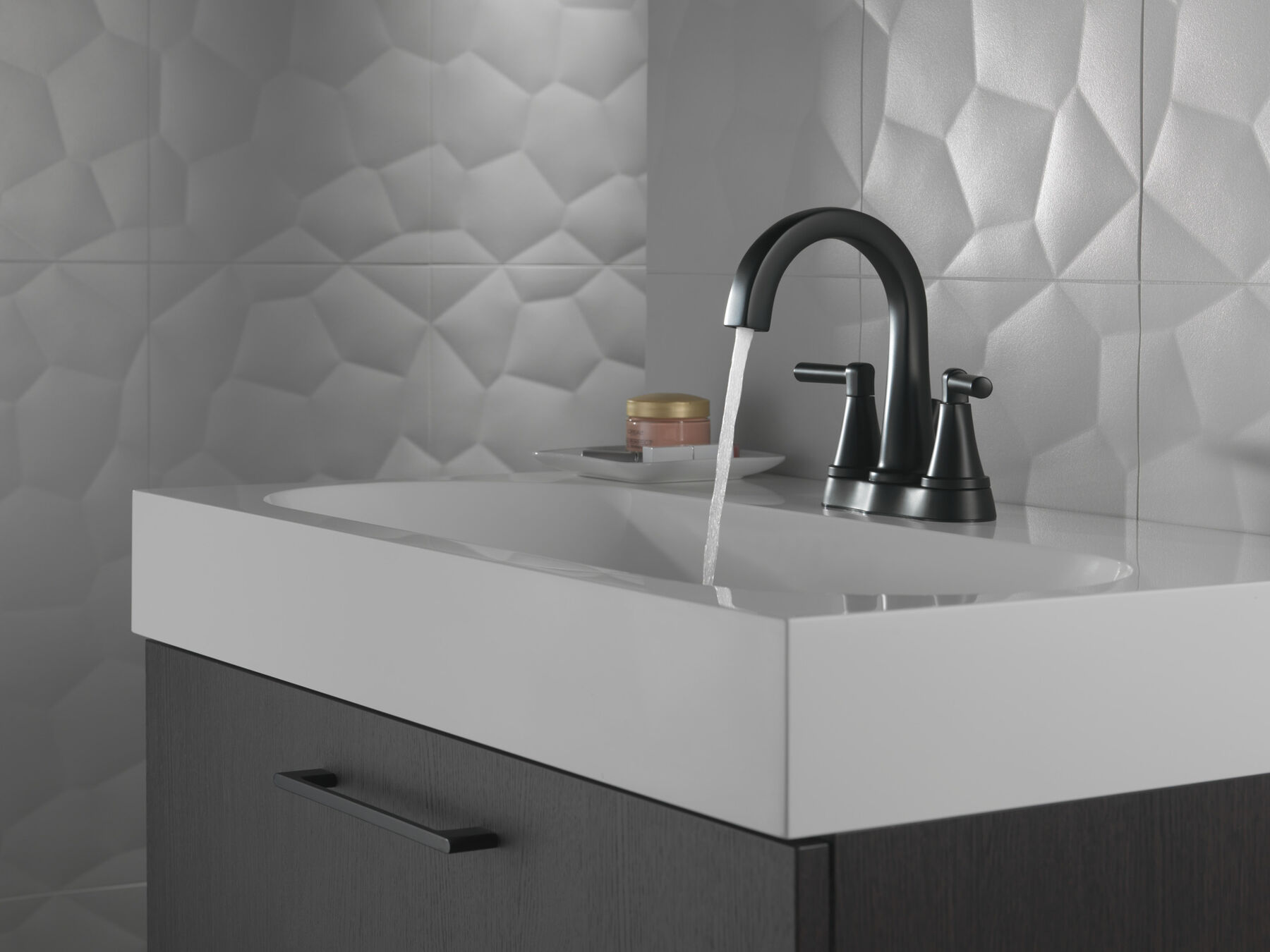Two Handle Centerset Bathroom Faucet