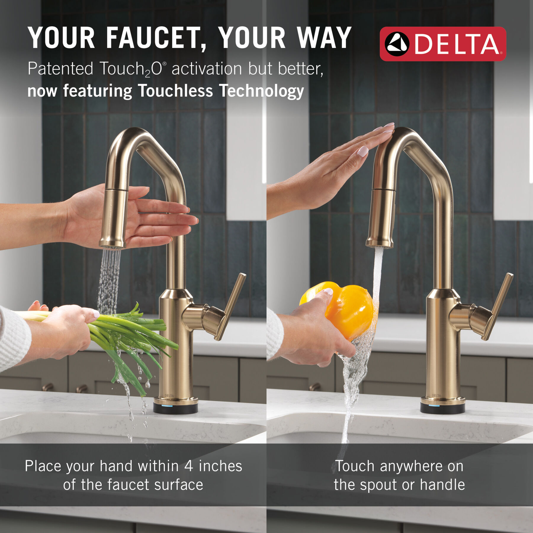 Touch2O&reg; Bar / Prep Faucet with Touchless Technology
