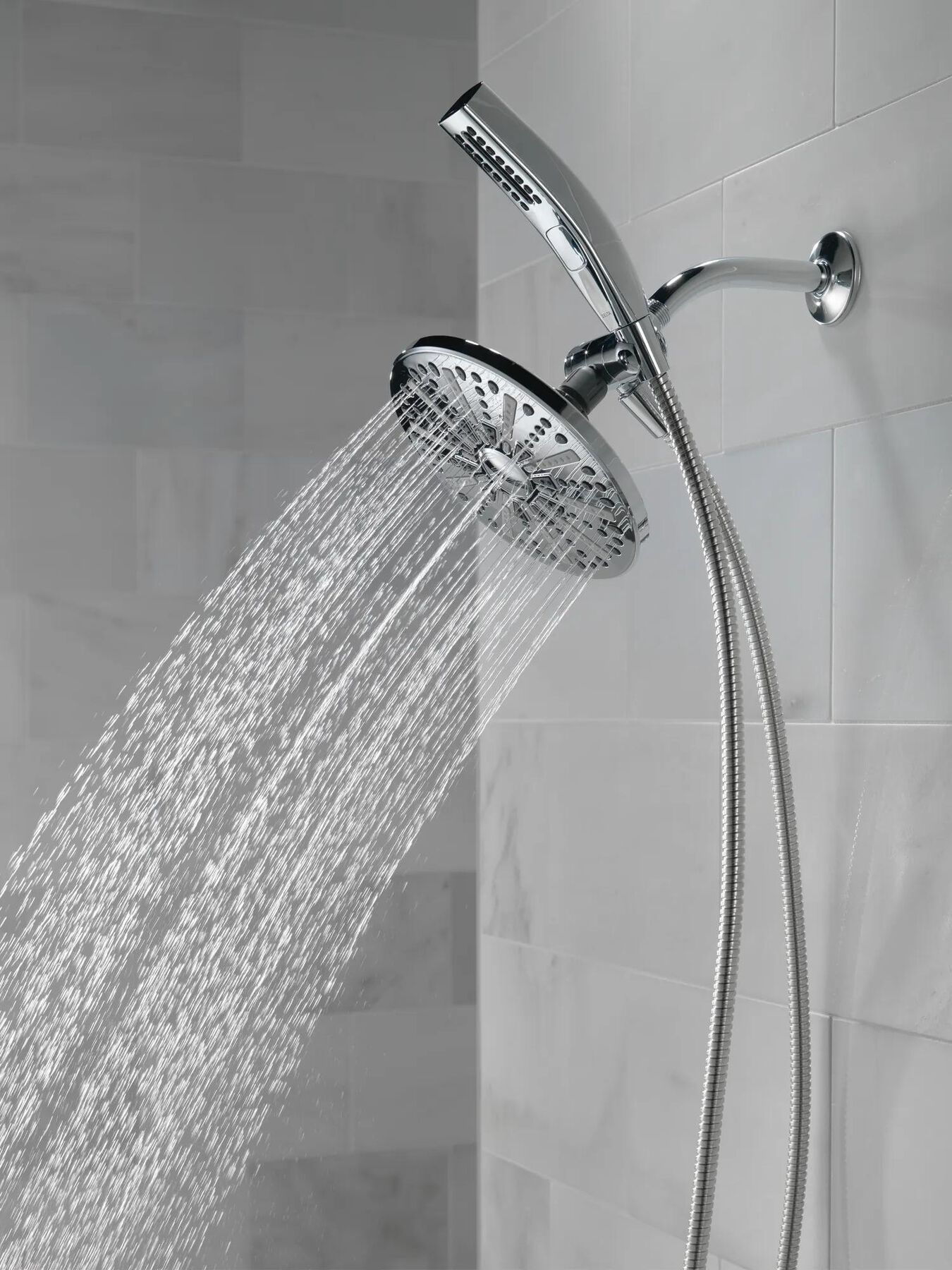 Shower Head & Hand Shower 1.75 GPM 4-Setting