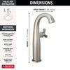 Single Handle Vessel Bathroom Faucet