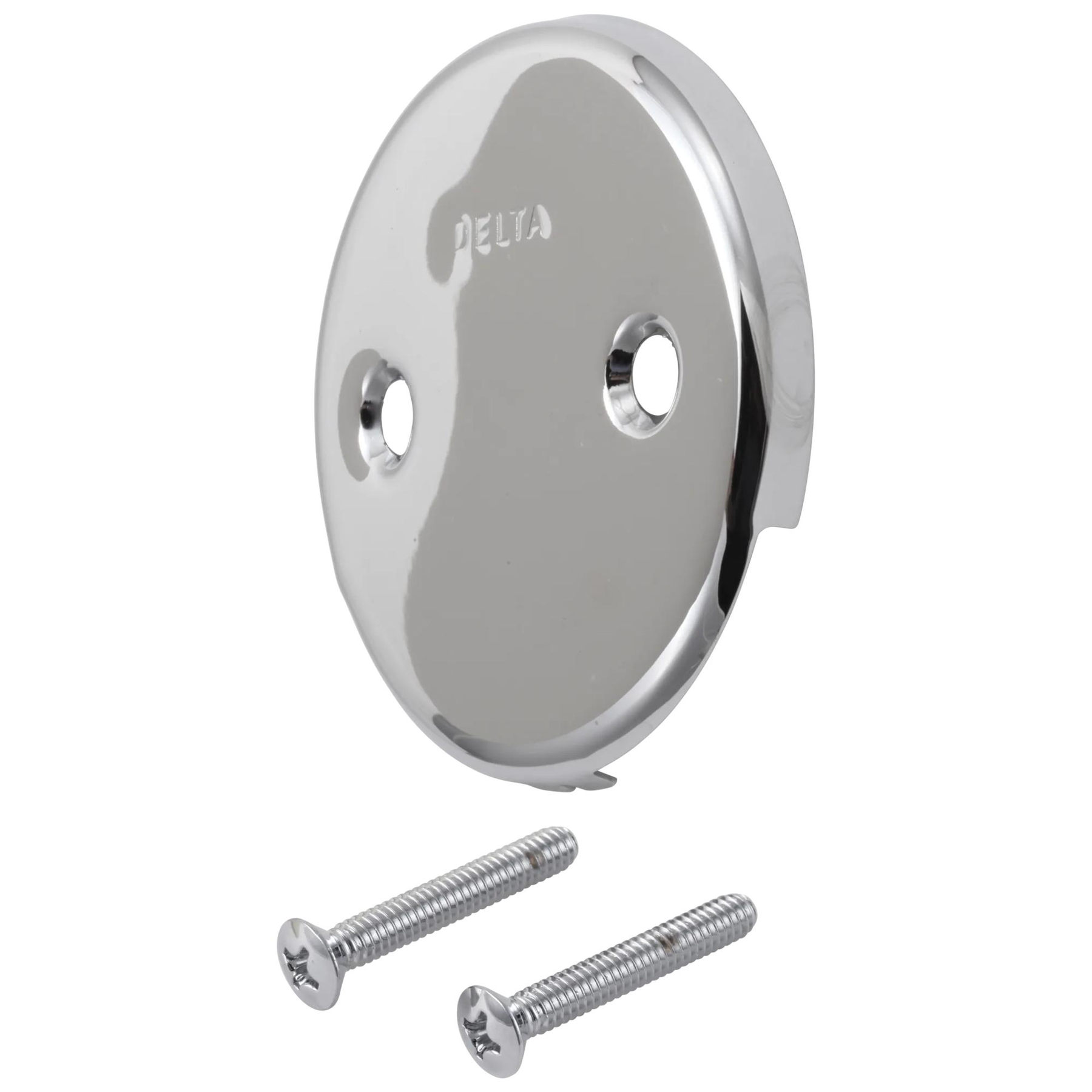 Overflow Plate & Screws - No Trip Lever