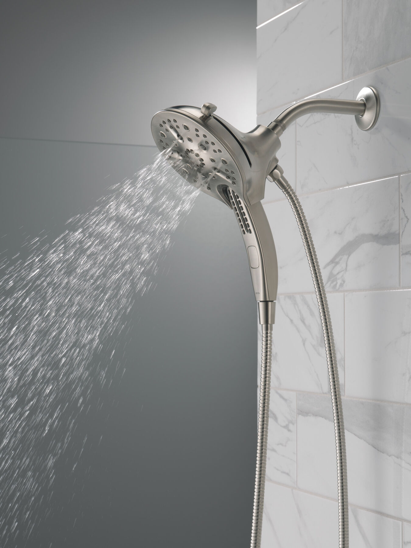 In2ition&reg; H<sub>2</sub>Okinetic&reg; 5-Setting Two-in-One Shower (Recertified)