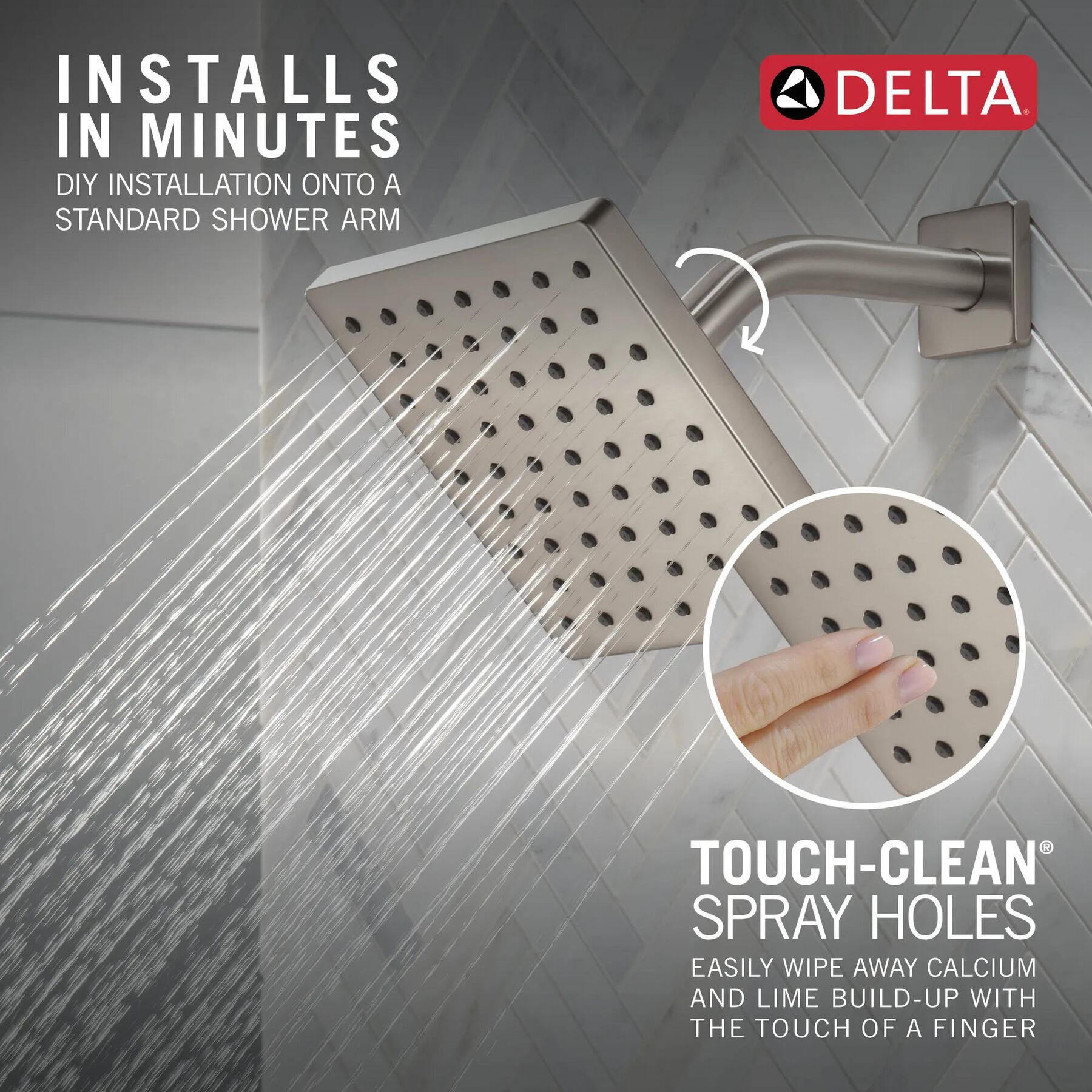 Single-Setting Shower Head