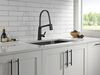 Single Handle Exposed Hose Kitchen Faucet