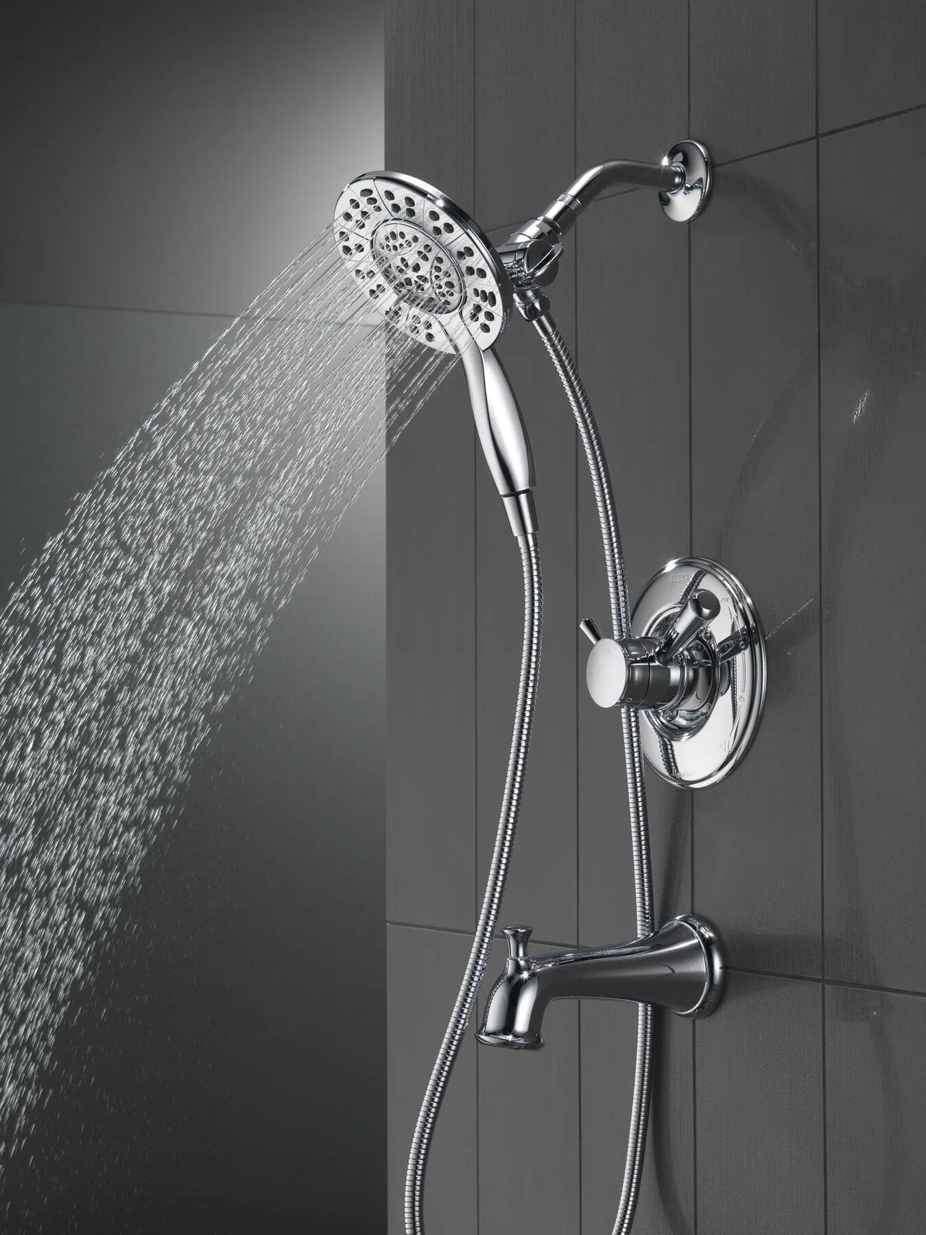 Monitor&reg; 17 Series Tub and Shower Trim with In2ition&reg; Two-in-One Shower