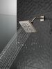 H<sub>2</sub>Okinetic&reg; 5-Setting Angular Modern Raincan Shower Head (Recertified)