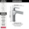 Single-Hole Bathroom Faucet (Recertified)